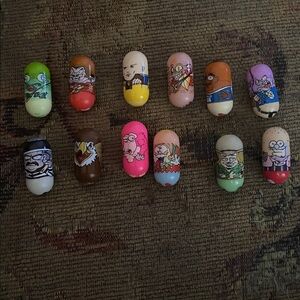 Mighty Beanz Mixed Lot of 12 Moose Toys